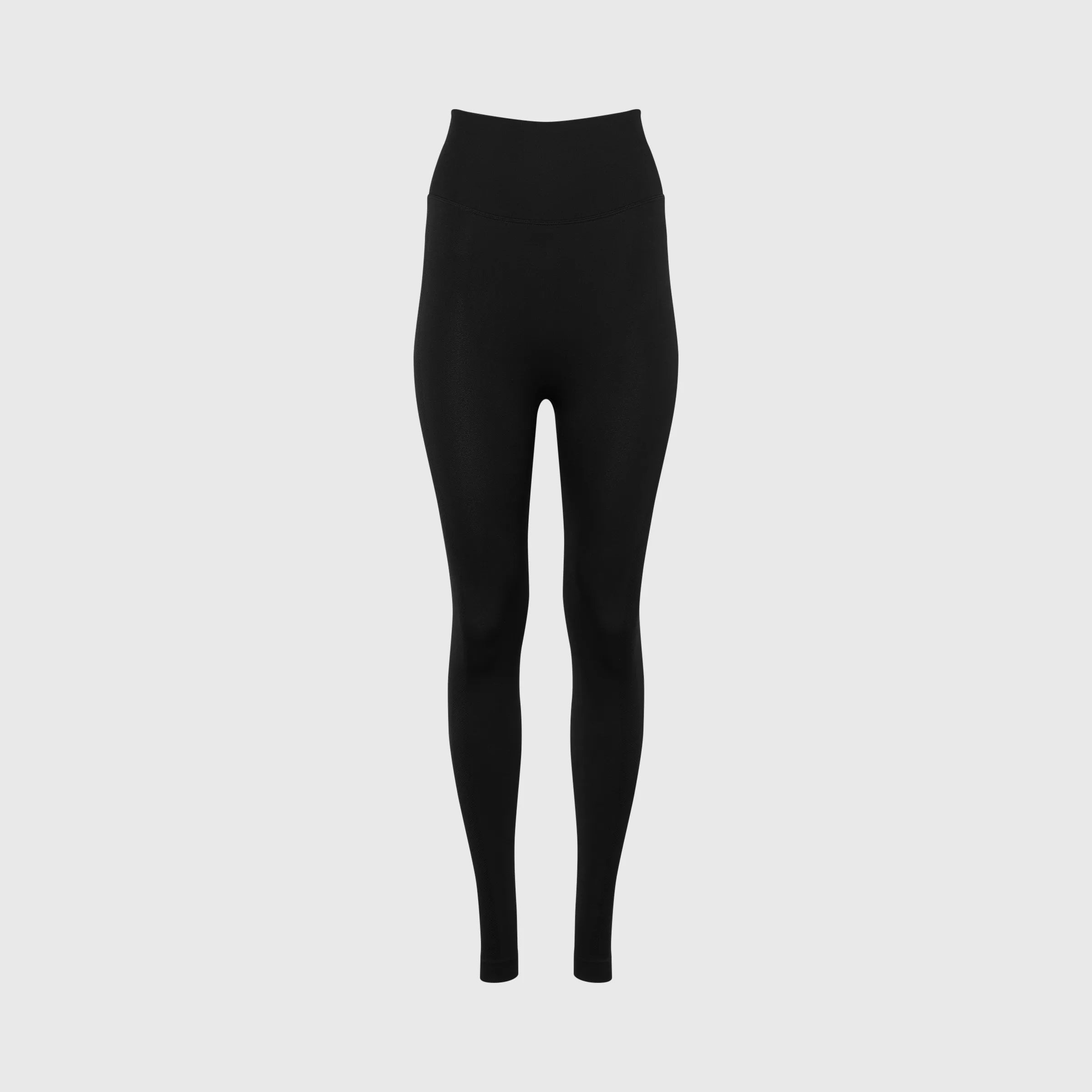 Streak Form Fitted High Waisted Legging - Onyx