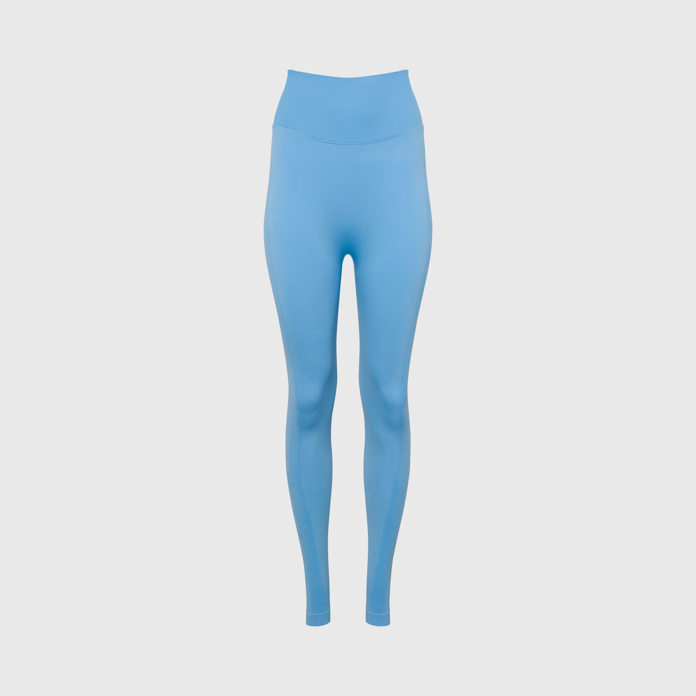 Streak Form Fitted High Waisted Legging - Sky