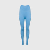 Streak Form Fitted High Waisted Legging - Sky