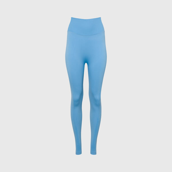 Streak Form Fitted High Waisted Legging - Sky