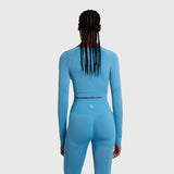 Streak Form Fitted 2 Piece Set - Sky